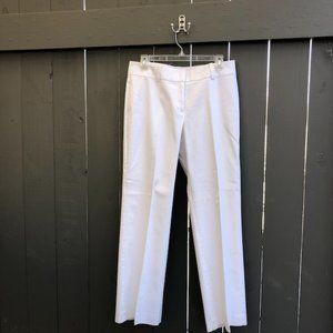 Ann Taylor White Cotton Pants size 6P
